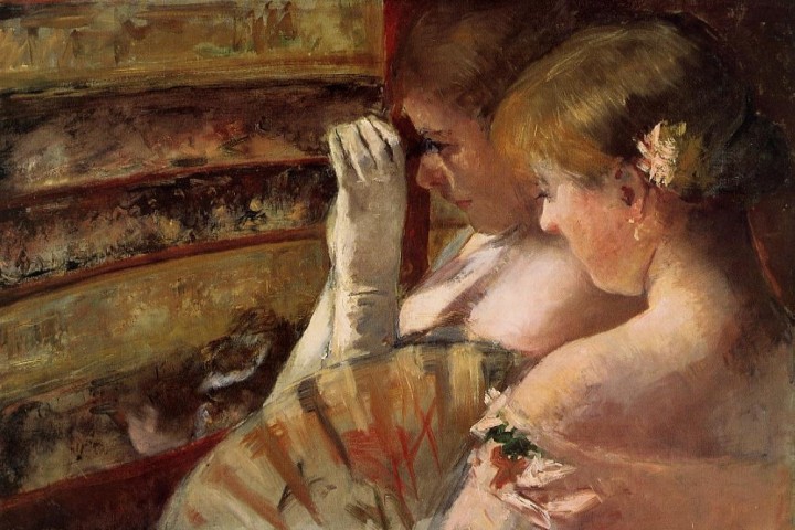 Un angolo del palco, di M.Cassat