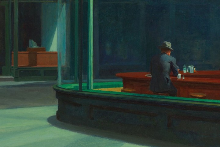 I nottambuli, di E.Hopper (dettaglio)