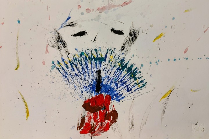 Ventaglio e pavone, di Vio