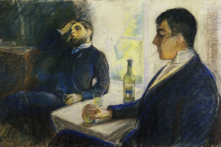 I bevitori d'assenzio, di E.Munch